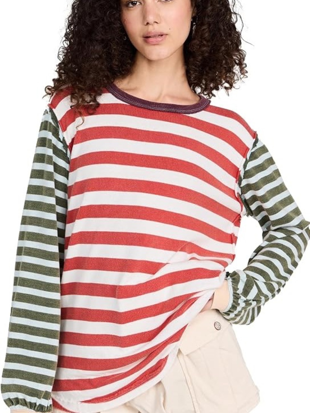 Free People Striped Shirt